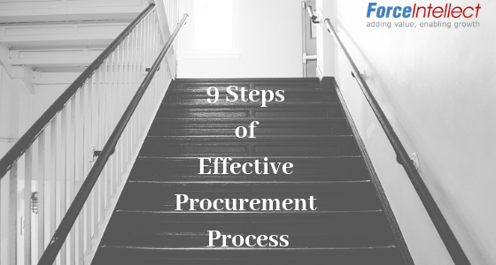 9 steps of effective Procurement Process