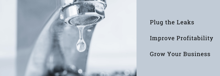 Plug the Leaks, Improve Profitability, Grow Your Business